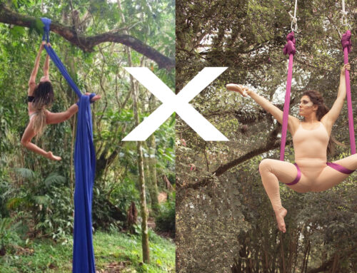 Tecido Acrobático X Aerial Yoga qual a diferença?